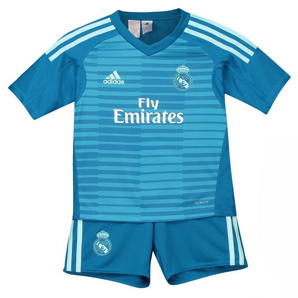 Maillot Football Real Madrid Exterieur Enfant Gardien 2018-19 Bleu